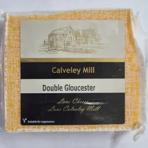 Calvealey Mill Imported UK Double Gloucester Cheese, 200g