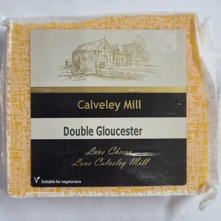 Calvealey Mill Imported UK Double Gloucester Cheese, 200g