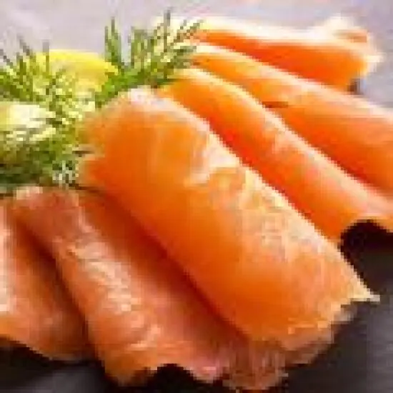 Sliced smoked salmon 100g
