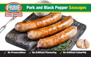 Pork With Black Pepper  Sausages 1 kg