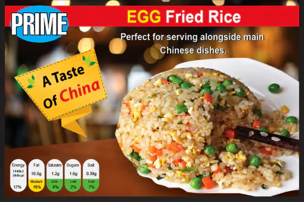 Egg fried rice 350g e