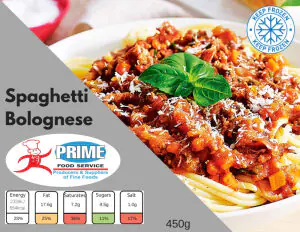 Spaghetti Bolognese 400g e
